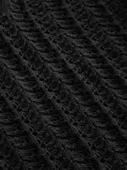 Black Premium Knitted Polo Neck Top - Image 8 of 8