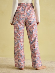 Joules Stella Cream Cotton Pyjama Bottoms - Image 2 of 6