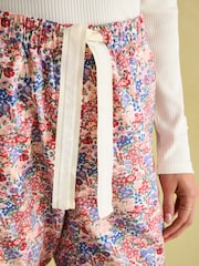 Joules Stella Cream Cotton Pyjama Bottoms - Image 4 of 6