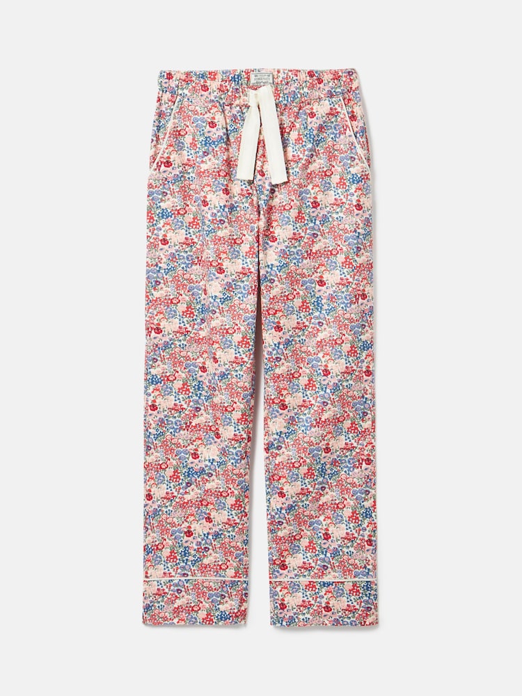 Joules Stella Cream Cotton Pyjama Bottoms - Image 6 of 6
