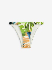Never Fully Dressed Green Palm Stitching Tanga Bikini Briefs - Image 6 of 6
