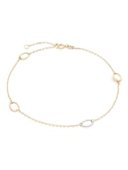 Beaverbrooks Gold 9ct Link Anklet - Image 1 of 3
