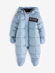 Baker by Ted Baker Light Blue Shower Resistant Snowsuit - Image 1 of 6