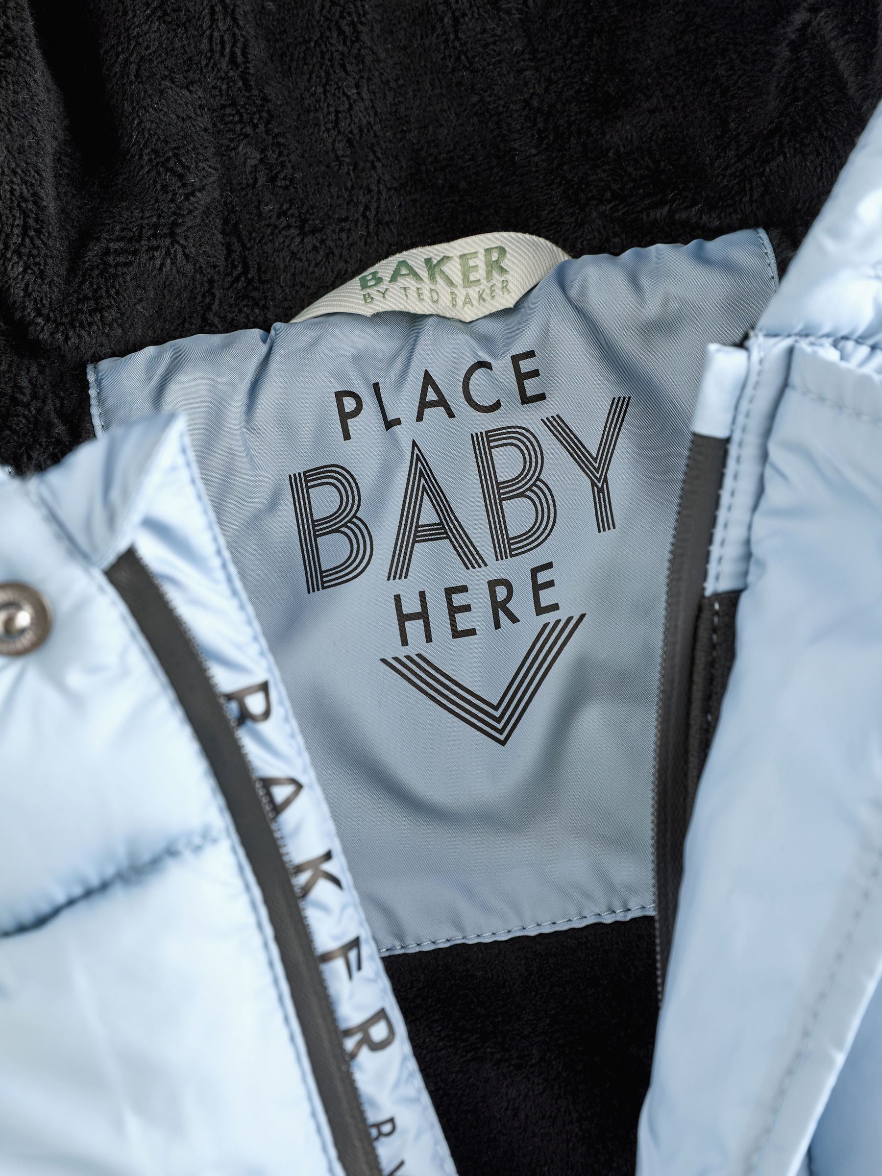 Buy Baker by Ted Baker Light Blue Shower Resistant Snowsuit from Next USA