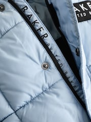 Baker by Ted Baker Light Blue Shower Resistant Snowsuit - Image 4 of 6