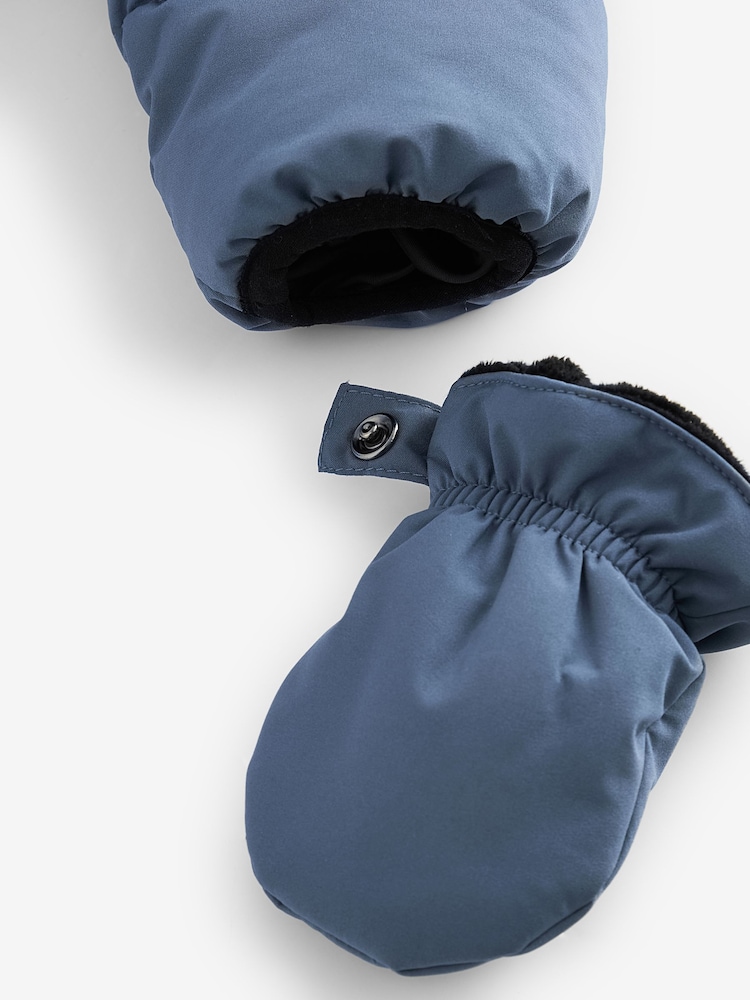 Baker by Ted Baker Blue Shower Resistant Snowsuit - Image 3 of 5
