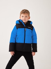Baker By Ted Baker Shower Resistant Colourblock Padded Coat - Image 1 of 12