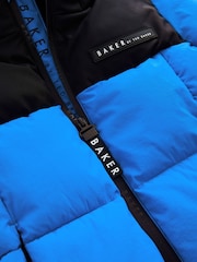 Baker By Ted Baker Shower Resistant Colourblock Padded Coat - Image 10 of 12