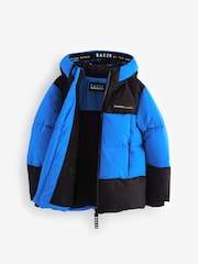 Baker By Ted Baker Shower Resistant Colourblock Padded Coat - Image 9 of 12