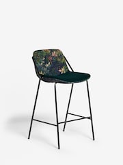 Clarke and Clarke Congo Amethyst Emerald Green Mattio Dining Chair - Image 4 of 7