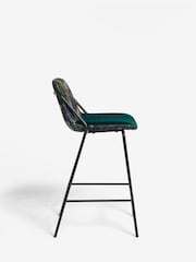 Clarke and Clarke Congo Amethyst Emerald Green Mattio Dining Chair - Image 5 of 7
