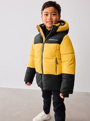 Baker By Ted Baker Shower Resistant Colourblock Padded Coat - Image 1 of 16