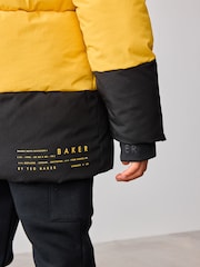Baker By Ted Baker Shower Resistant Colourblock Padded Coat - Image 8 of 16