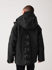 Baker by Ted Baker Black Waterproof Lightweight Rain Jacket - Image 1 of 1