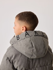 Baker by Ted Baker Grey Shower Resistant Padded Coat - Image 7 of 15