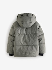 Baker by Ted Baker Grey Shower Resistant Padded Coat - Image 9 of 15