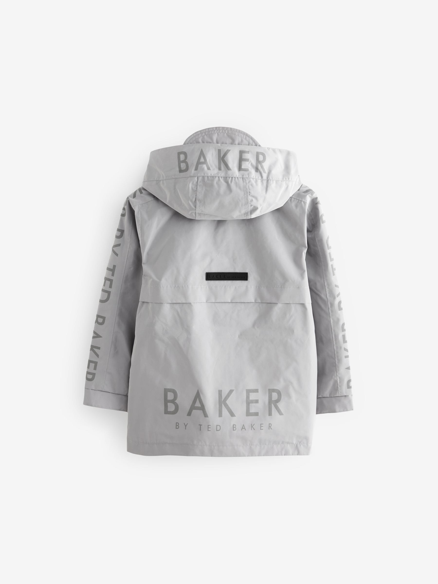 Baker by Ted Baker Grey Shower Resistant Technical Rain Jacket