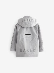 Baker by Ted Baker Grey Shower Resistant Technical Rain Jacket - Image 10 of 14