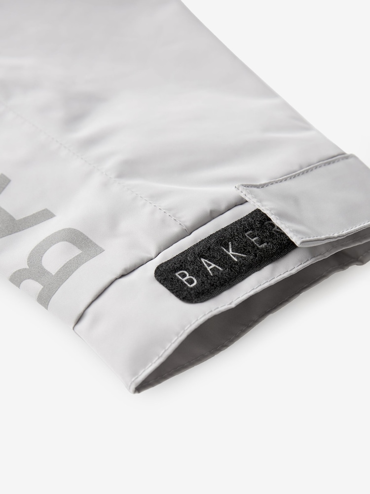 Baker by Ted Baker Grey Shower Resistant Technical Rain Jacket - Image 13 of 14