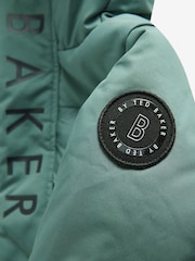 Baker by Ted Baker Green Shower Resistant Snowsuit - Image 7 of 8
