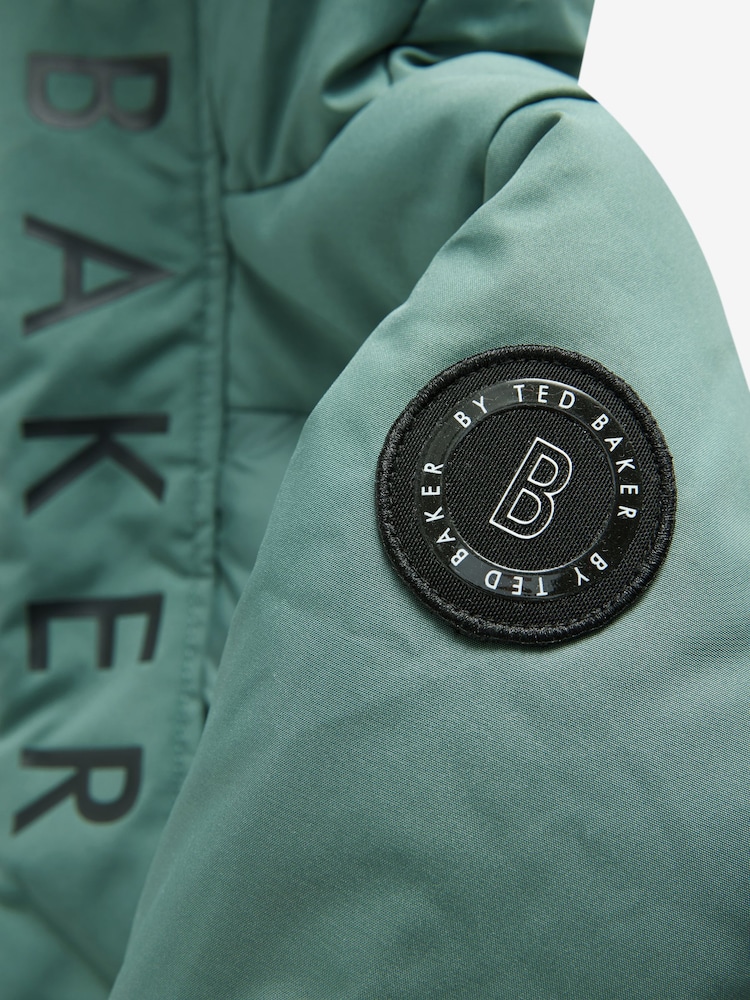Baker by Ted Baker Zöld Víztaszító Snowsuit - Image 7 of 8