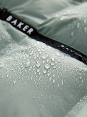 Baker by Ted Baker Green Shower Resistant Heatseal Coat - Image 14 of 14