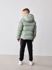 Baker by Ted Baker Green Shower Resistant Heatseal Coat - Image 3 of 14