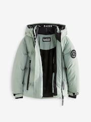 Baker by Ted Baker Green Shower Resistant Heatseal Coat - Image 9 of 14