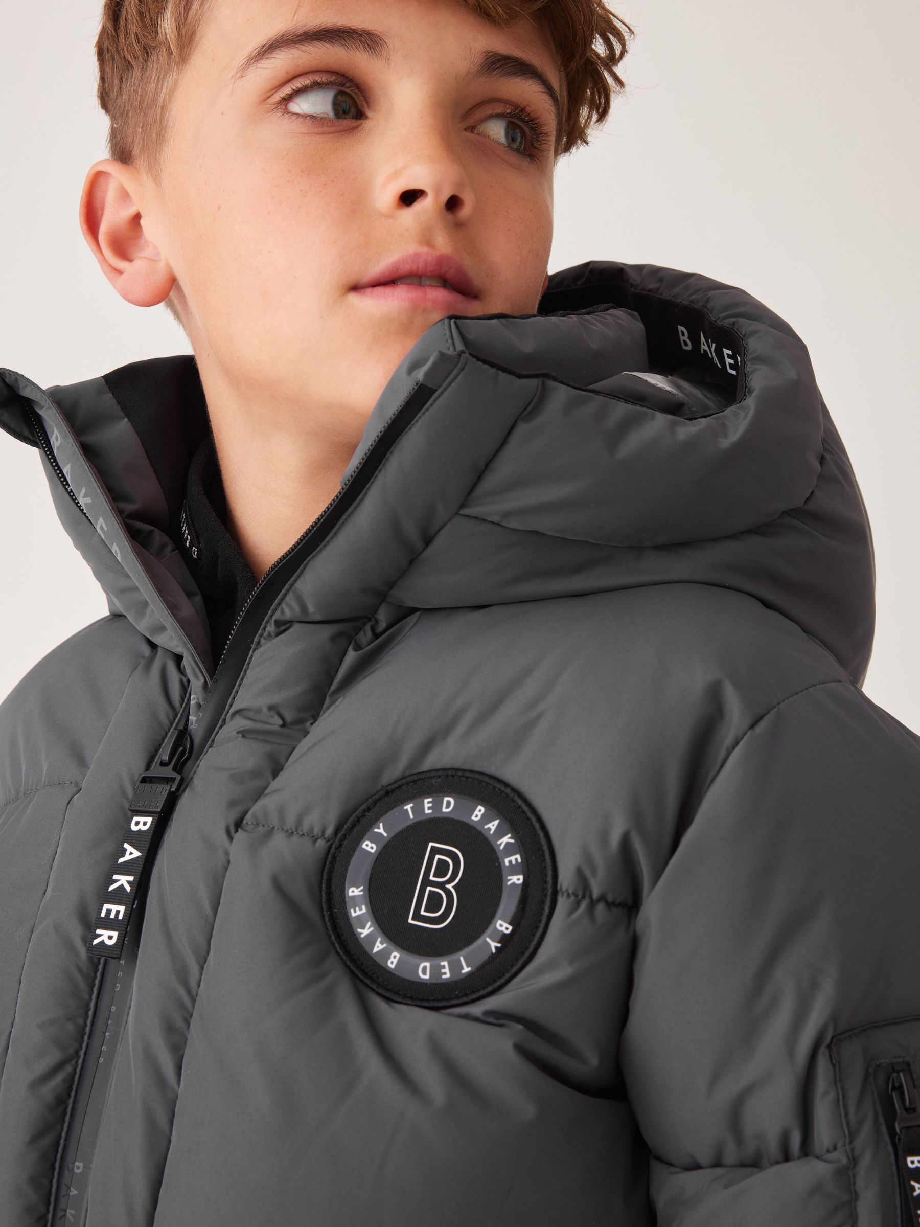 Ted baker grey puffer coat shop
