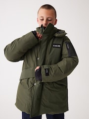 Baker by Ted Baker Khaki Green Shower Resistant Parka - Image 1 of 17
