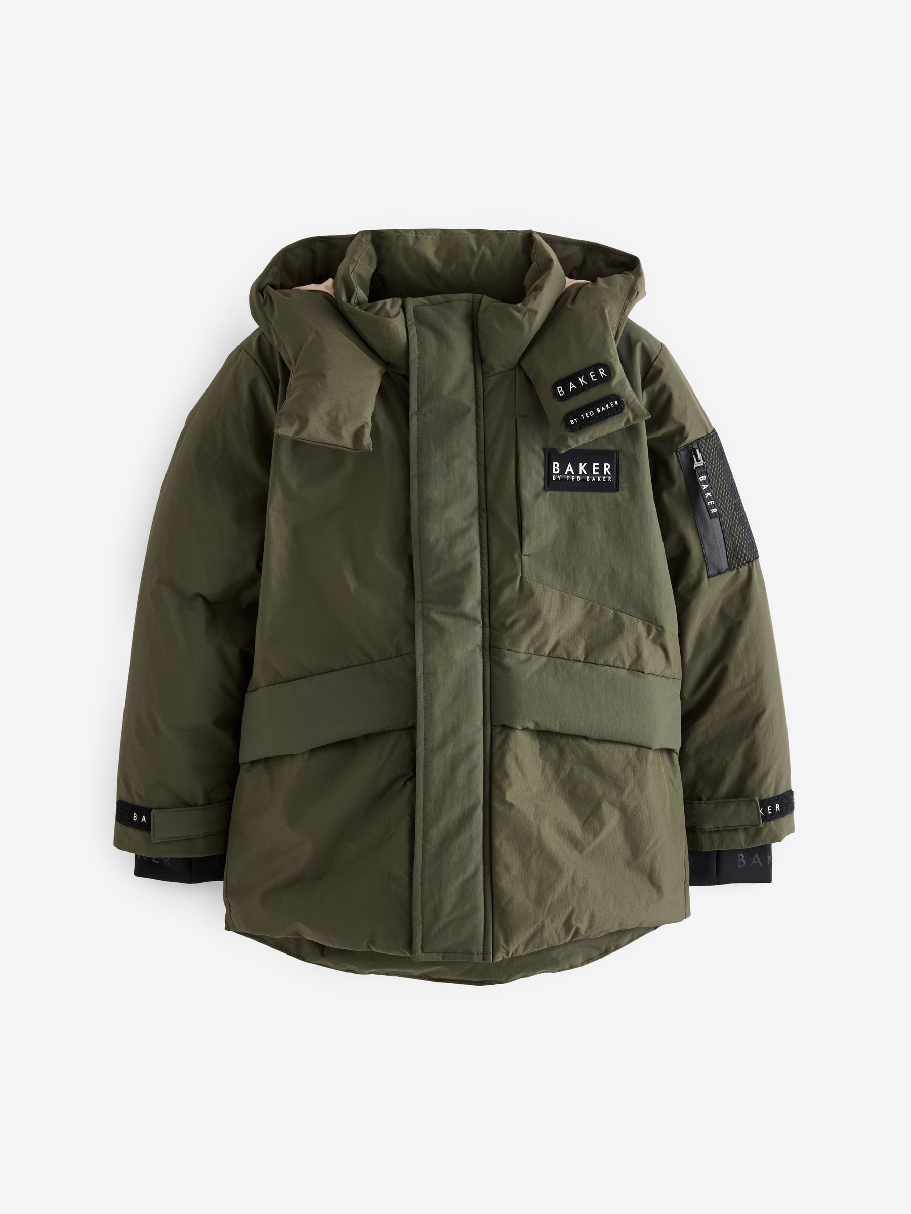 Buy Baker by Ted Baker Khaki Green Shower Resistant Parka