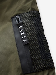 Baker by Ted Baker Khaki Green Shower Resistant Parka - Image 17 of 17