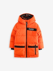 Baker by Ted Baker Shower Resistant Longline Padded Coat - Image 11 of 16