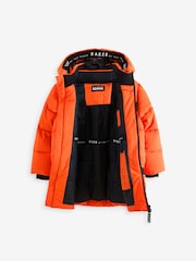 Baker by Ted Baker Shower Resistant Longline Padded Coat - Image 12 of 16