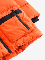 Baker by Ted Baker Shower Resistant Longline Padded Coat - Image 14 of 16