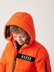 Baker by Ted Baker Shower Resistant Longline Padded Coat - Image 2 of 16