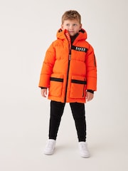 Baker by Ted Baker Shower Resistant Longline Padded Coat - Image 3 of 16