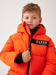 Baker by Ted Baker Shower Resistant Longline Padded Coat - Image 5 of 16