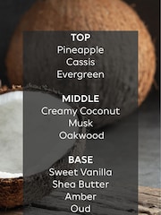 Cassis & Coconut Collection Luxe New York Single Wick Scented Candle - Image 4 of 4