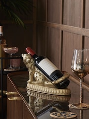 Gold Leopard Print Bottle Holder - Image 1 of 7
