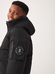Baker by Ted Baker Shower Resistant Padded Bomber Coat - Image 5 of 11