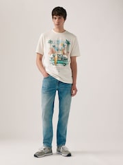 Ecru 100% Cotton VW Camper Van License T-Shirt - Image 2 of 6