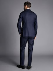 Charles Tyrwhitt Blue Slim Fit Natural Stretch Twill Suit: Jacket - Image 2 of 5