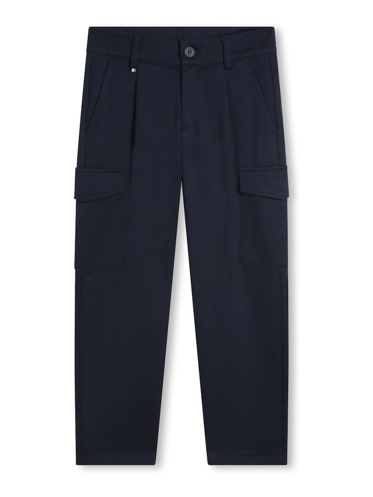 BOSS Blue Utility Cargo Pocket Trousers - Image 1 of 4