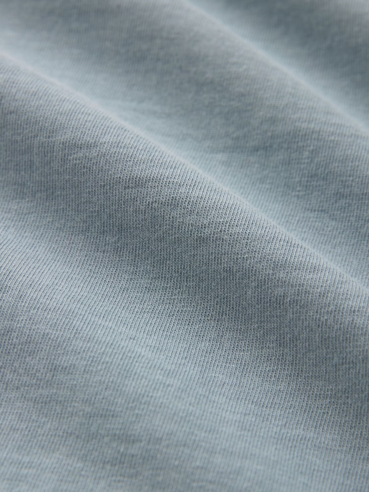 Monet Flowers Light Blue Wash Artist Licence 100% Cotton T-Shirt - Image 7 of 7