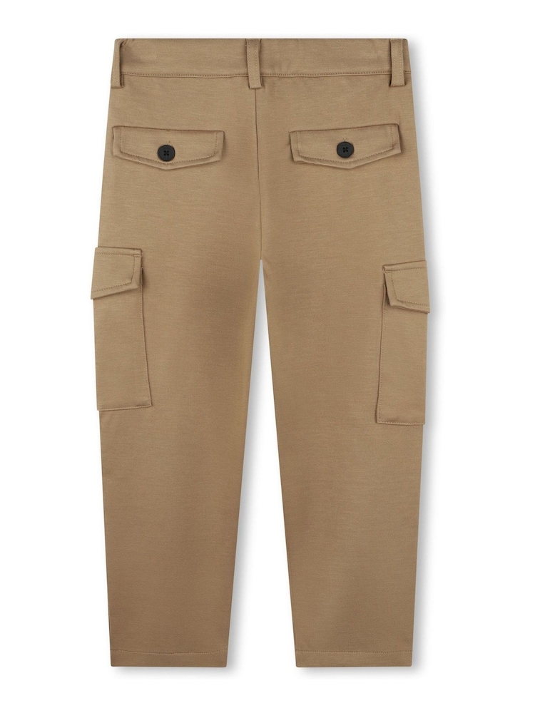 BOSS Brown Utility Cargo Pocket Trousers - Image 2 of 2