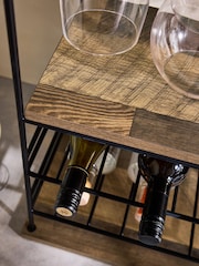 Black Bronx Wine Rack and Glass Holder - Image 3 of 5