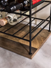Black Bronx Wine Rack and Glass Holder - Image 4 of 5
