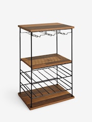 Black Bronx Wine Rack and Glass Holder - Image 5 of 5