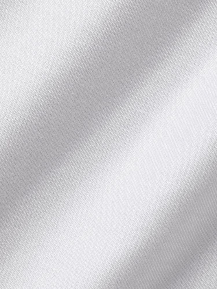 Charles Tyrwhitt White Slim Fit Egyptian Twill 100% Cotton Shirt - Image 5 of 5